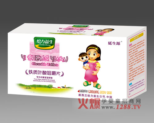 給力益生鐵質(zhì)葉酸咀嚼片