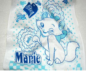 國(guó)棟印花童巾