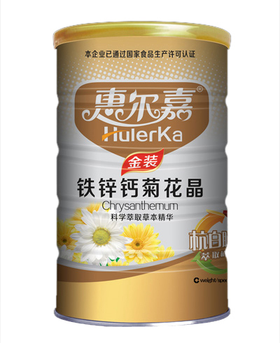 惠爾嘉金裝鐵鋅鈣菊花晶