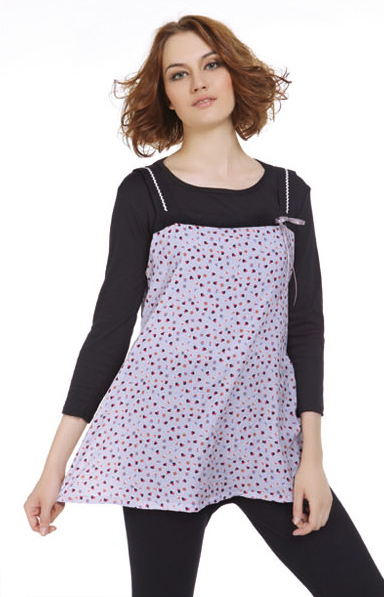 衣+康防輻射全棉寬背帶背心