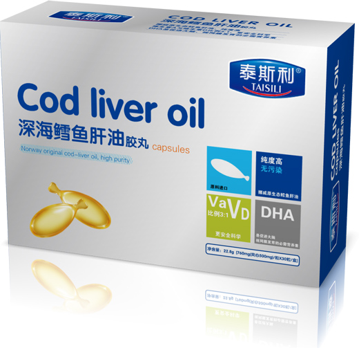 泰斯利深海鱈魚(yú)肝油膠丸