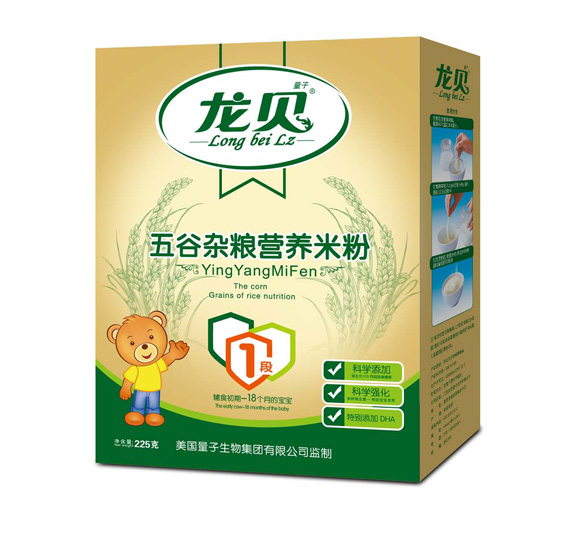 龍貝五谷雜糧營(yíng)養(yǎng)米粉1段