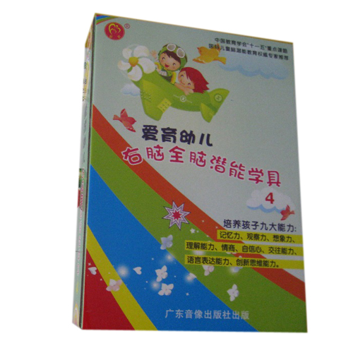 愛育幼童右腦特色班課程幼兒園中班下學期右腦全腦開發(fā)教學具