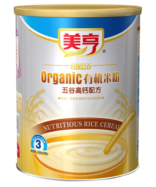 美亨聽裝五谷高鈣有機米粉3段