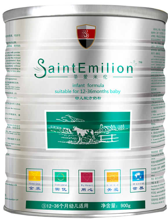 圣愛(ài)米倫金裝幼兒牛奶粉3段