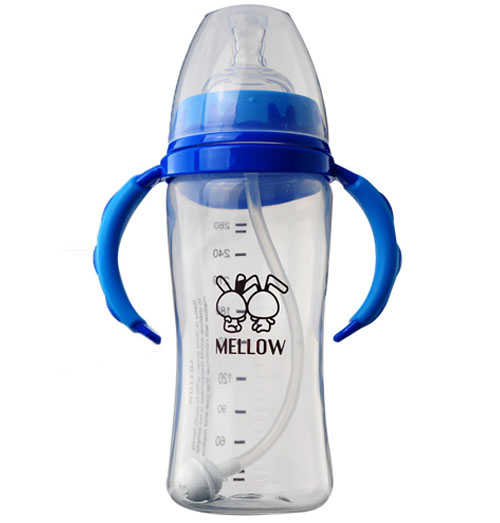 美啦美啦寶寶藍(lán)色奶瓶
