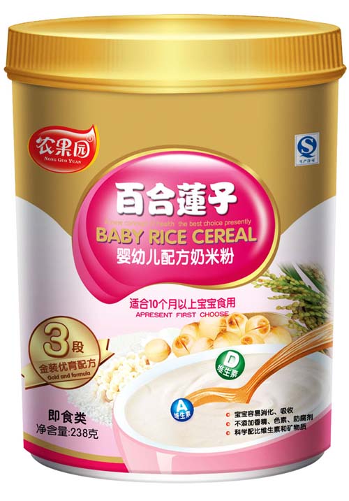 農(nóng)果園百合蓮子配方奶米粉