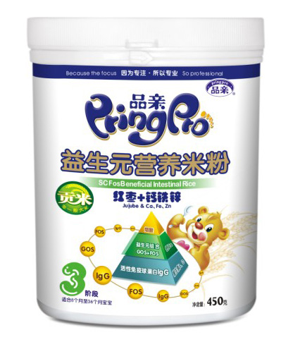 品親紅棗鈣鐵鋅益生元米粉