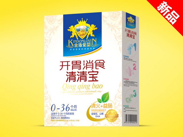 金盾愛(ài)嬰清清寶大盒-開胃消食