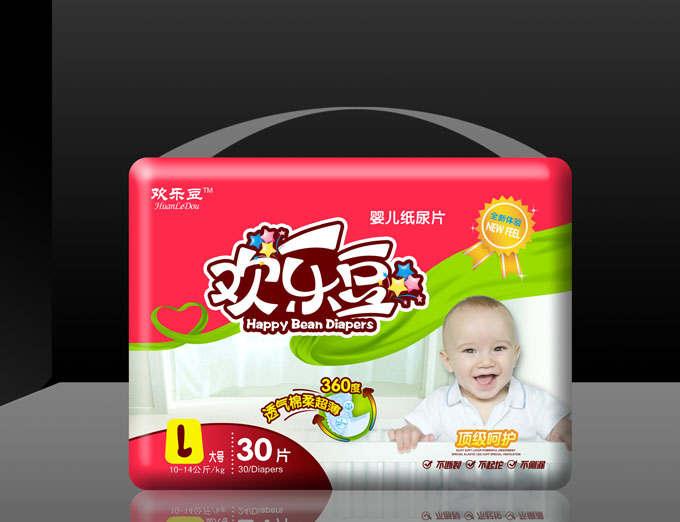 歡樂豆紙尿片棉L號