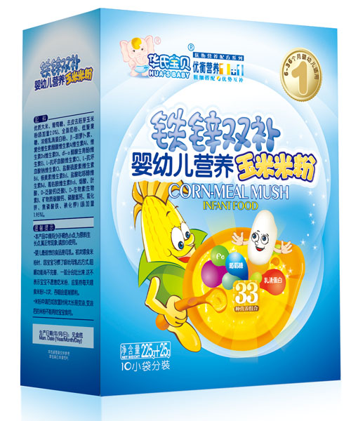 華氏寶貝鐵鋅雙補(bǔ)玉米米粉盒裝