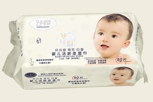 嬰奈兒7233嬰兒潔膚柔濕巾80片
