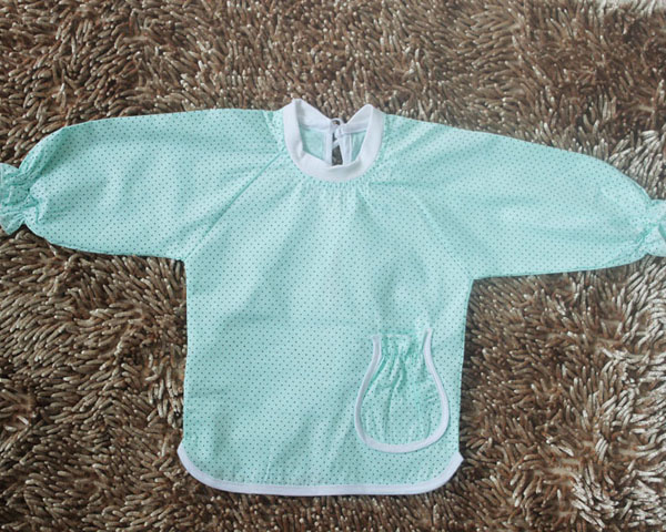 亨藝開陽點點防水罩衣(藍色)