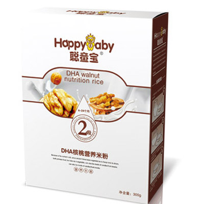 聰童寶盒裝DHA核桃營養(yǎng)米粉2段