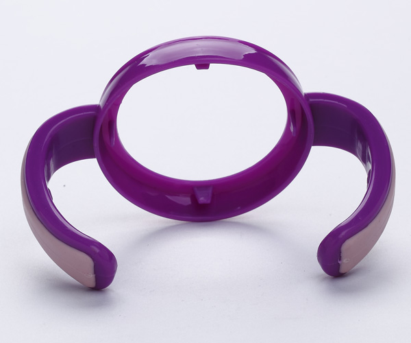 施貝樂紫色奶瓶手柄
