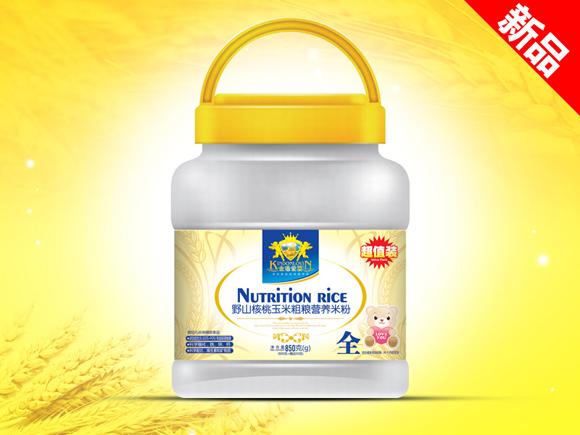 金盾愛(ài)嬰野山核桃玉米粗糧米粉