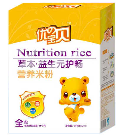 優(yōu)の寶貝益生元護(hù)暢草本米粉