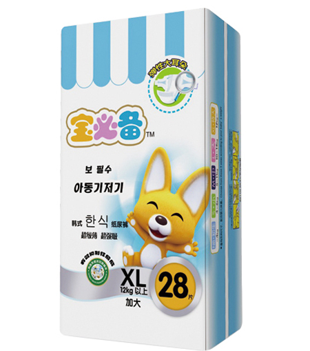 寶必備彈性大耳朵紙尿褲XL28片