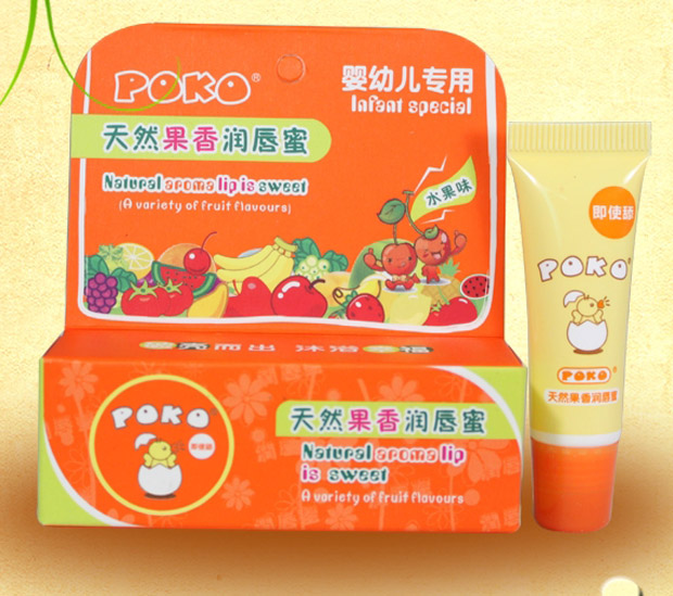 POKO牌天然果香潤唇蜜