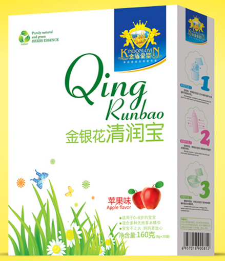金盾愛(ài)嬰金銀花蘋(píng)果味清潤(rùn)寶