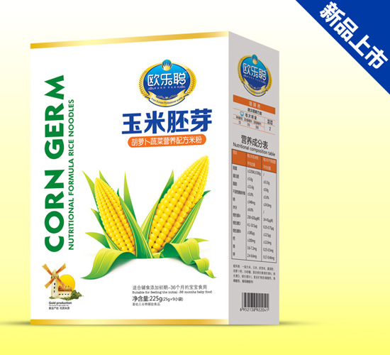 歐樂聰胡蘿卜蔬菜玉米胚芽盒裝