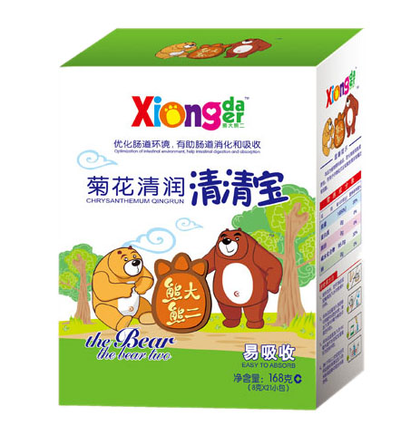 熊大熊二菊花清潤清清寶盒裝