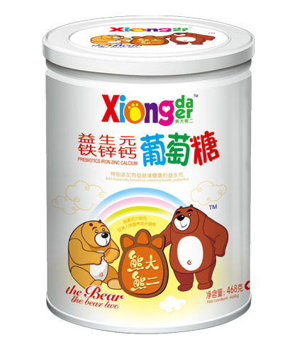 熊大熊二益生元鐵鋅鈣葡萄糖