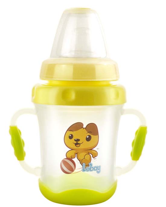 樂(lè)蓓嬰幼兒學(xué)飲杯6921黃色