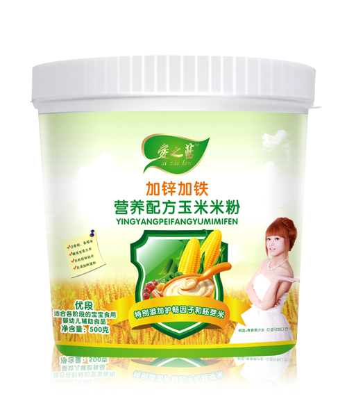 愛之藍(lán)加鋅加鐵營養(yǎng)配方玉米米粉