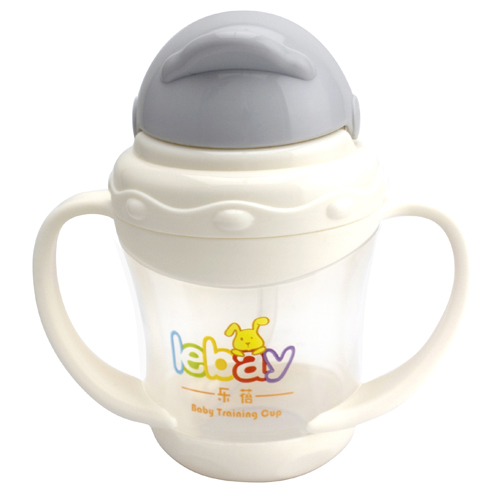 樂(lè)蓓嬰幼兒學(xué)飲杯6915白色