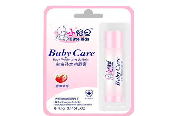 小傻旦寶寶潤(rùn)唇膏(草莓香型)