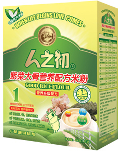人之初嬰兒紫菜大骨米粉1段盒裝
