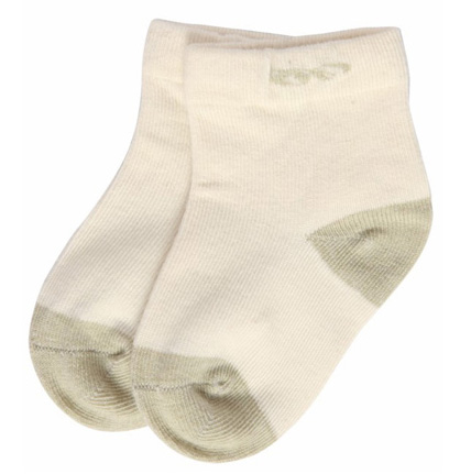 本色源有機(jī)棉純色襪子