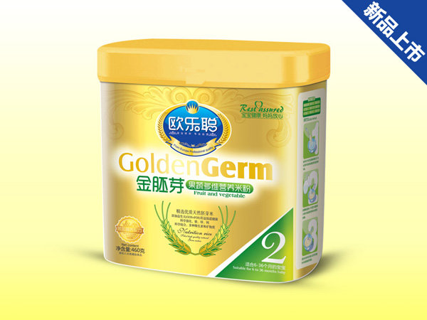 歐樂聰金胚芽果蔬多維營(yíng)養(yǎng)米粉2段