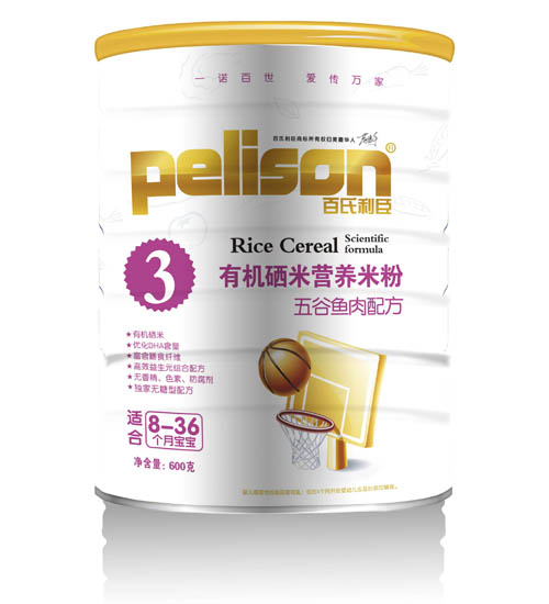 百氏利臣五谷魚肉配方有機硒營養(yǎng)米粉