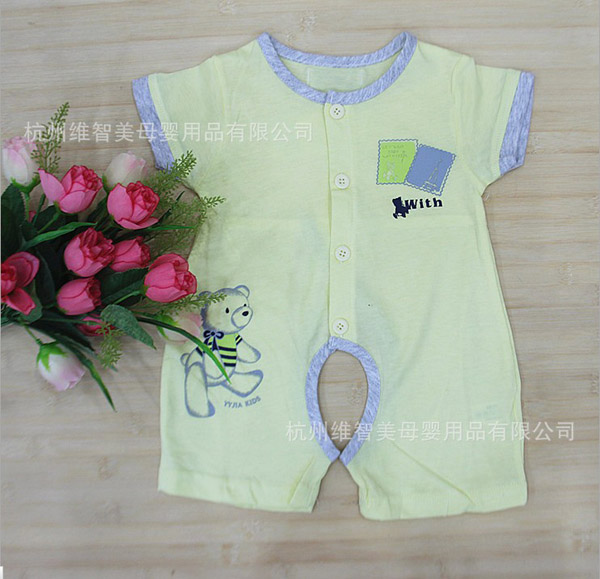 嬰悅家夏季男寶寶連體衣