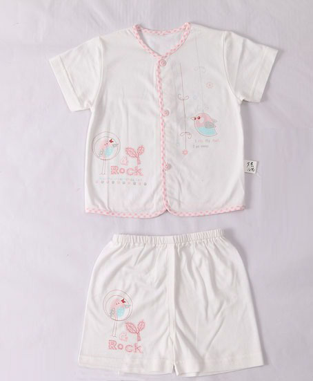 摩可拿新款寶寶短袖短褲套裝