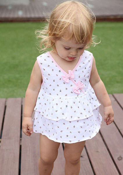 摩可拿夏季女寶寶裙套