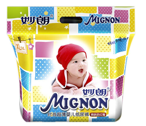 妙朗時尚超薄嬰兒紙尿褲XL24片