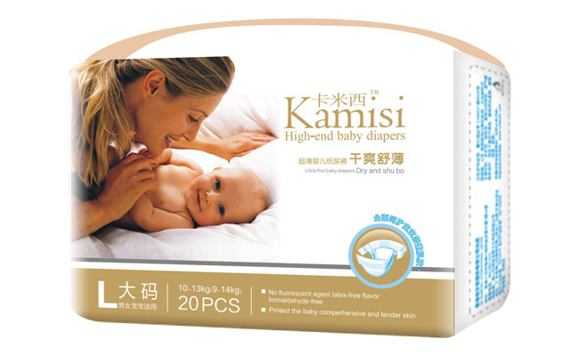 卡米西干爽舒薄紙尿褲L