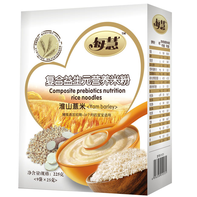 每慧復(fù)合益生元淮山薏米營(yíng)養(yǎng)米粉225