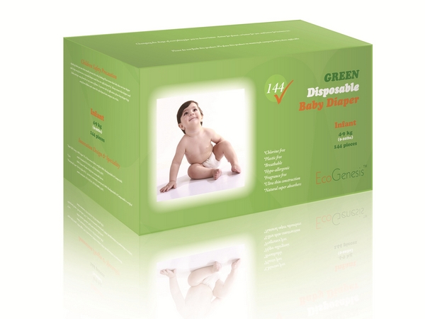 艾可起源家庭裝全天然全降解嬰兒尿褲M