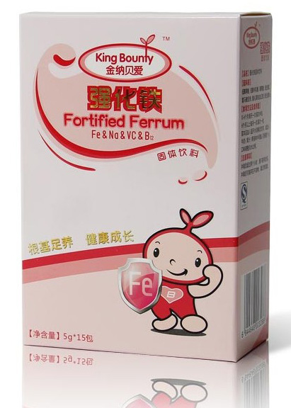 金納貝愛強(qiáng)化鐵固體飲料