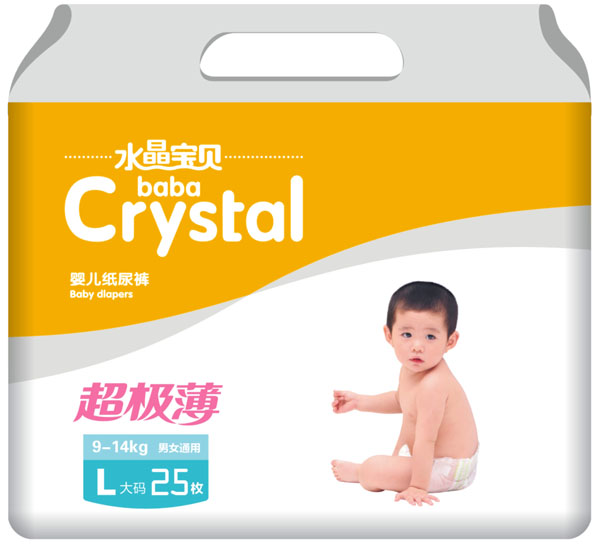 水晶寶貝超級薄嬰兒紙尿褲L25