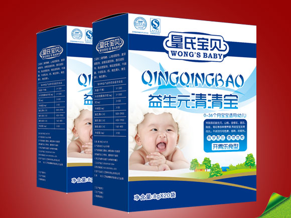 皇氏寶貝盒裝益生元開胃樂型清清寶