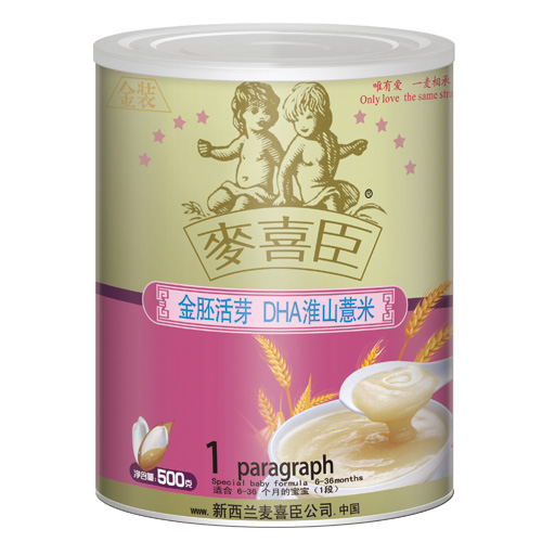 麥喜臣金胚活芽DHA淮山薏米米粉(聽(tīng)裝)