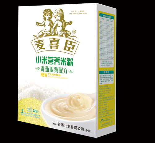 麥喜臣小米營(yíng)養(yǎng)米粉番茄蛋黃配方盒裝