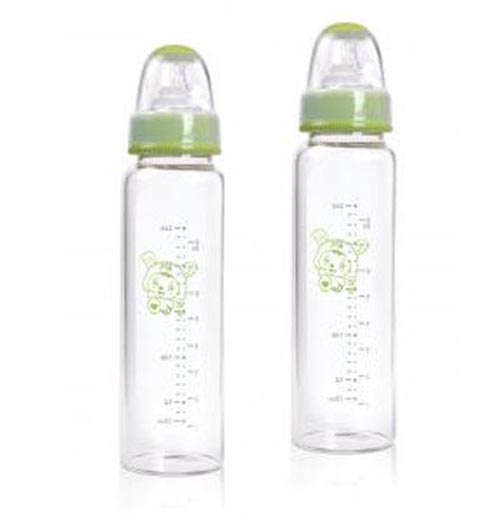 培安240ml標(biāo)準(zhǔn)口徑玻璃奶瓶