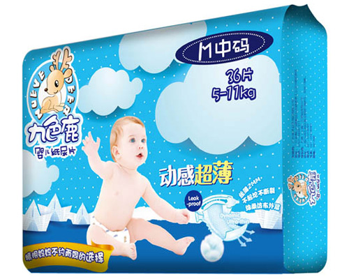 九色鹿動感超薄紙尿片M36