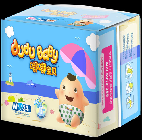 嘟嘟寶貝超級薄超能吸紙尿片M